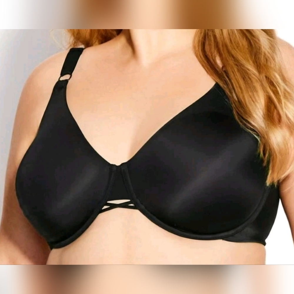 Avenue 50C Black Bra Underwire/Backsmoother